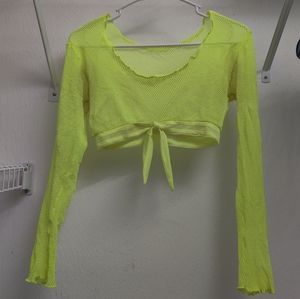 Neon Net Tye Top
